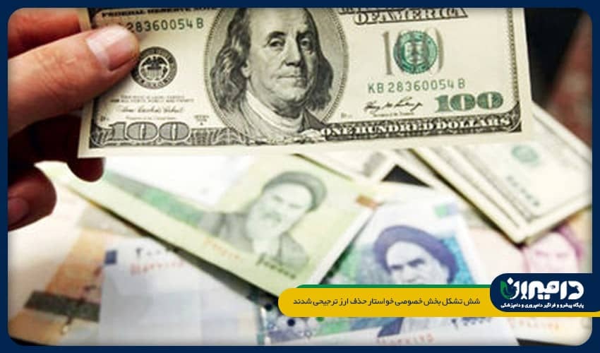 شش تشکل بخش خصوصی خواستار حذف ارز ترجیحی شدند